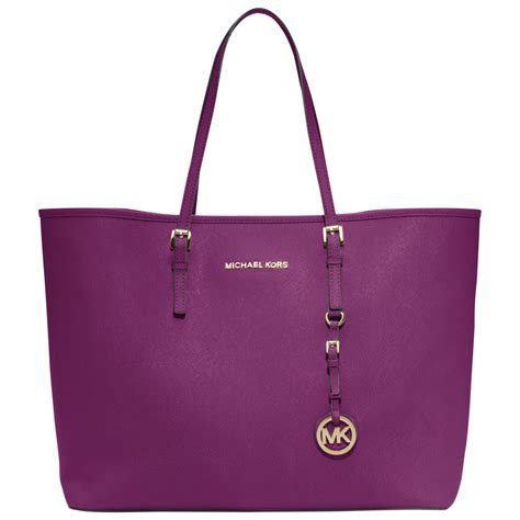 purple michael kors purse outlet